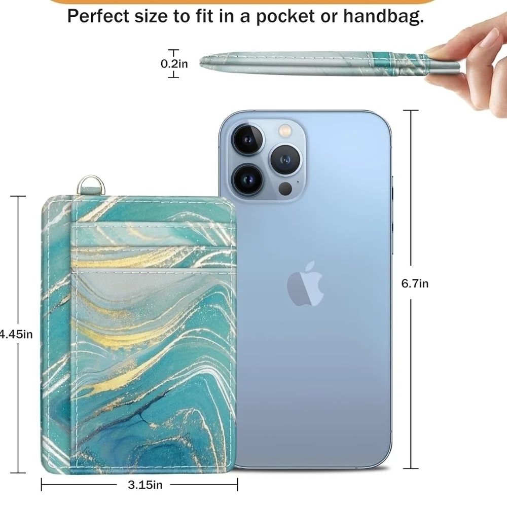 RFID Blocking Leather Card Holder